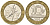Франция 10 франков 1990 тип Гений Бастилии KM 964.1, Le Frank 375.5 биметалл 85-127
