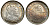 Гонконг 10 центов 1902 Эдуард VII (1901-1910) KM 13 серебро UNC 91-821