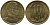 Чили 10 песо 2003 So KM 228.2, Schon 82 алюминиевая бронза aUNC 4544-725