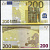 Европа сувенирная банкнота 200 евро 2002 бумага UNC (пресс) 8604-20-2-1