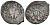 Великое княжество Московское денга 1485-1505 Иван III Васильевич, цветок/две звезды и розетка Гулецкий/Петрунин 750 серебро 262-1658