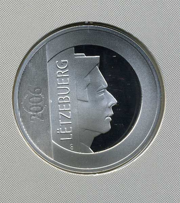 Люксембург 25 евро 2006 здание Европарламента Белреймонт в Брюсселе, тираж 5000 экз., в оригинальном буклете KM 100 серебро PROOF 6-5-2-21
