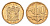 ЮАР 10 центов 1998 герб, цветок алоэ KM 161 сталь плакированная бронзой UNC 4694-745