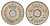 Фиджи 1 пенни 1936 Эдуард VIII, год-тип KM 6 медно-никель UNC 4127-1945