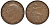 Великобритания 1 пенни 1936 Георг V (1910-1936) KM 838, Spink 4055 бронза 4123-1045