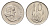 ЮАР 10 центов 1965 Ян ван Рибек (1619-1677), Suid Africa, легенда на африкаанс, цветок алоэ KM 68.2 никель UNC 4679-151