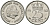 НИДЕРЛАНДЫ 25 ЦЕНТОВ 1950 ЮЛИАНА KM 183 никель 96-121