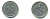 ФРГ 50 ПФЕННИГОВ 1950 G KM 109.1, J. 384 медно-никель 4379-339