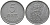 Дания 5 эре 1963 C; S, Фредерик IX (1947-1972) KM 843.2 цинк UNC 32-534