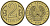 КАЗАХСТАН 2 ТЕНГЕ 2005 KM 64 латунь 211-748
