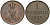 Ганновер 1 пфенниг 1849 B, Эрнст Август (1837-1851) KM 201.1, AKS 129, J. 74 медь 4608-1045