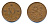 Финляндия 10 пенни 1934 республика (1918-1962) KM 24 медь 51-5425