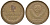 СССР 1 КОПЕЙКА 1990 Федорин 180, ЦИФРЫ РАССТАВЛЕНЫ, ММД KM 126а латунь 66-562