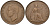 Великобритания 1 пенни 1938 Георг VI (1936-1952) KM 845, Spink 4114 бронза 4117-1225