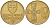 Словакия 10 крон 1995 MK KM 11.1 латунь UNC 4584-255