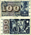 Швейцария 100 франков 1965 23 декабря 1965, серия 47 W, подпись 41 Pick 49 h бумага 8606-20-2-2