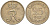 ДАНИЯ 25 ЭРЕ 1961 С; S, ФРЕДЕРИК IX (1947-1972) KM 850 медно-никель 67-1157