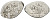 Русское Царство копейка 1547-1584 Иван IV Васильевич, Новгородский  монетный двор, 0,64 ГР ГиК №77 серебро 262-223