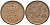 Норвегия 2 эре 1959 глухарь, Улаф V (1958-1991) KM 410 бронза UNC 4582-523