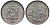 ЮАР 20 центов 1971 цветок KM 86 никель 4122-157