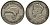 Новая Зеландия 1 флорин 1933 Георг V (1910-1936), птичка киви KM 4 серебро 272-1212