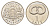 Латвия 1 лат 2005 Крендель KM 66 медно-никель UNC 4679-331
