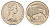 Новая Зеландия 20 центов 1970 Елизавета II (1952-2022), птичка киви, тираж 30.000 экземпляров KM 36 медно-никель UNC 00-00