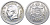 Монако 1 франк 1943 Луи II (1922-1949) KM 120 алюминий 113-357