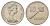 Фиджи 10 центов 1985 Елизавета II (1952-2022), булава KM 30 медно-никель 4698-1136