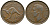 Австралия 1 пенни 1950 m, Георг VI (1936-1952), кенгуру KM 43 бронза 4683-713