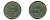 ЕГИПЕТ 5 МИЛЛИМОВ 1938 ФАРУК (1936-1952) KM 363 медно-никель 41-642