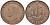 Великобритания 1/2 пенни 1944 Георг VI (1936-1952) KM 844, Spink 4115 бронза 4589-925