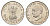 Индия 50 пайс 1969 100 лет со дня рождения Махатмы Ганди KM 59 никель UNC 4686-1114