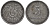 ГЕРМАНИЯ 5 ПФЕННИГОВ 1915 A, KM 19, J. 297 железо 45-1143