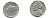 США 5 ЦЕНТОВ 1957 D, ДЖЕФФЕРСОН KM A192 медно-никель 89-435
