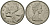 Канада 25 центов 1971 Елизавета II (1952-2022), олень KM 62 b никель 4167-1145