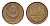 СССР 1 копейка 1985 Y 126a латунь UNC 66-511