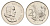 ЮАР 20 центов 1966 Ян ван Рибек (1619-1677), Suid Africa, легенда на африкаанс, цветок протея KM 69.2 никель UNC 4678-1026