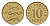 Эстония 10 сентов 1998 KM 22 латунь 4696-227