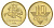 Литва 10 центов 1998 KM 106 никель латунь UNC 4625-565