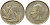 БЕЛЬГИЯ 20 ФРАНКОВ 1980 BELGIE, БОДУЭН I (1951-1993) KM 160 никель бронза 91-515