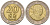Кения 20 шиллингов 1998 Дэниэл арап Мои KM 32 биметалл 4556-1252