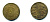 ГЕРМАНИЯ 5 РЕНТЕНПФЕННИГОВ 1924 J, KM 32, J. 308 алюминиевая бронза 54-426