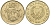 Кипр 10 центов 1990 KM 56.2 никель латунь 4141-1151