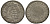 Саксония 1/24 талера 1696 E.P.H. KM 645 серебро    413-5621