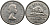 Канада 5 центов 1963 бобр, Елизавета II (1952-) KM 57 никель 4115-1259