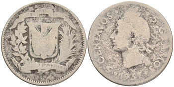 Доминиканская республика 5 сентаво 1937 индеец KM 18 медно-никель 4556-234