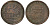 Султанат Маскат и Оман 1/4 анна (байса) 1895 AH 1315, Фейсал бен Турки (1888-1913) KM 12.2 медь 51-423