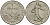 Франция 1 франк 1999 сеятель KM 925 никель 4135-914