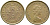 Гонконг 50 центов 1977 Елизавета II (1952-) KM 41 никель латунь 4388-727